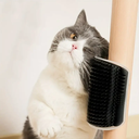 Cepillo Curvo Masajeador Montado A La Pared Para Gatos