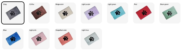Toalla de Baño para Perros Super Absorbente con Adorable Bordado