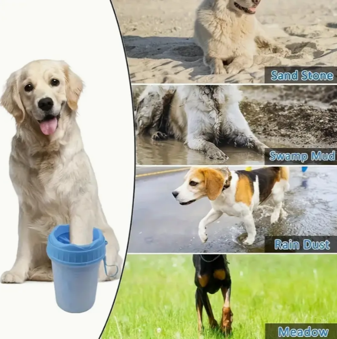 Limpiador Portátil de Patas para Mascotas