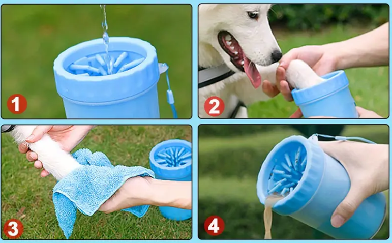 Limpiador Portátil de Patas para Mascotas