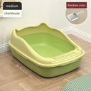 Caja de Arena para Gatos Tamaño Grande Semi-Cerrada