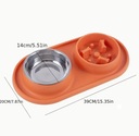 Comedero Elevado de Silicona para Mascotas