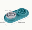 Comedero Elevado de Silicona para Mascotas