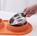 Comedero Elevado de Silicona para Mascotas