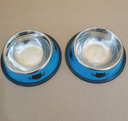 Juego de 2 pzas de Cuencos de Acero Inoxidable para Gatos