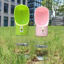 Botella portátil de agua para mascotas con cuenco integrado