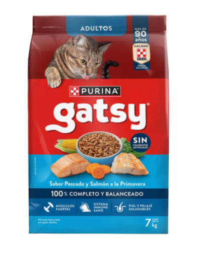 GATSY Adulto Pescado y Salmon 7kg CO 7 kg 