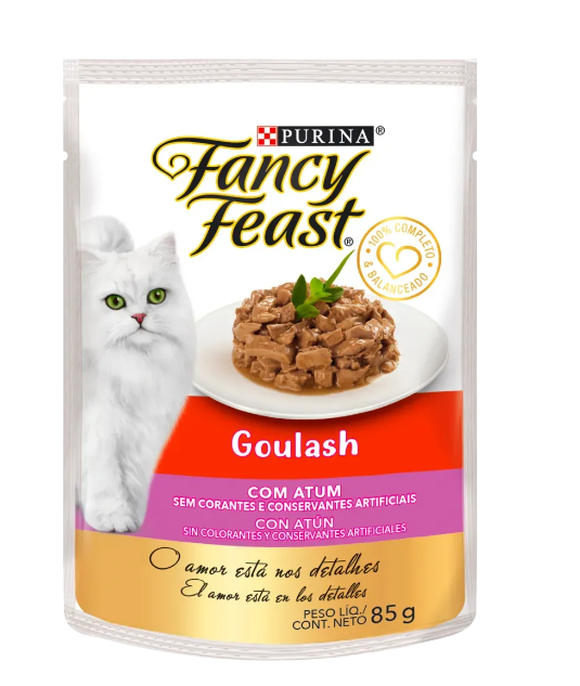 FANCY FEAST Goulash Atún - Sobre 85 gr 