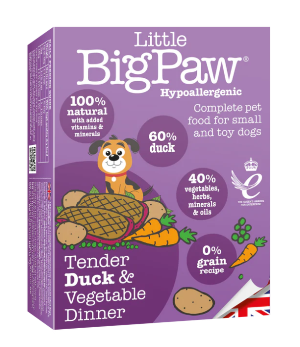 LITTLE BIG PAW PERROS C LBP TENDER DUCK & VEG DINNER 150 GR
