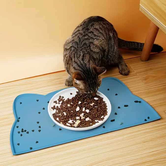 Tapete para Comida de gatos