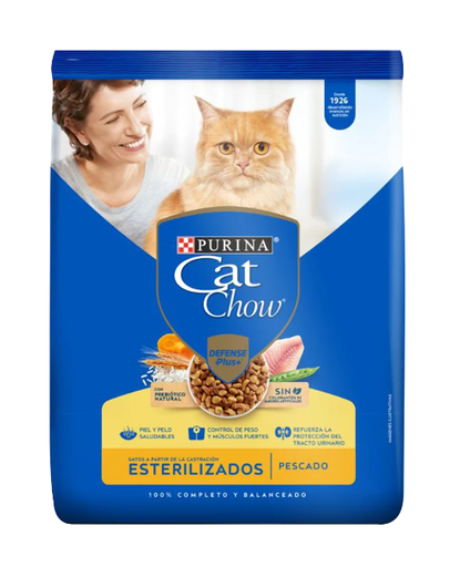 CAT CHOW ESTERILIZADOS  Prebióticos 8 kg 