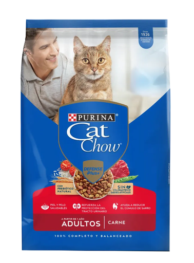 CAT CHOW ADULTO CARNE Prebioticos 8 kg 