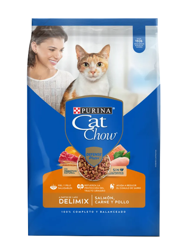 CAT CHOW ADULTO DELIMIX Prebióticos 10 kg 