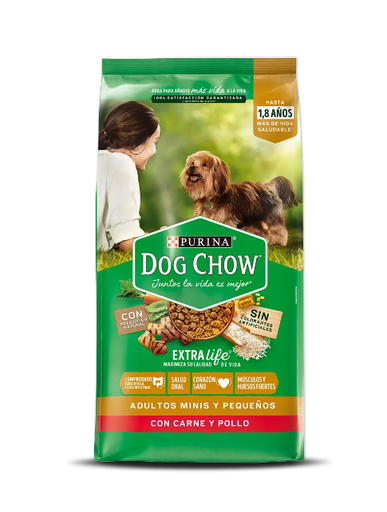 ALIMENTO PERRO DRY DOG CHOW ADULTOS  Minis y pequeños 350 gr 