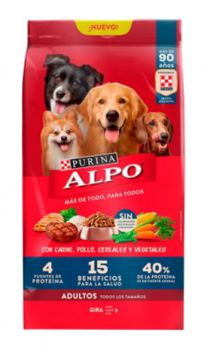 ALIMENTO PERRO DRY ALPO ADULTOS Todos Los Tamanos 12 kg 