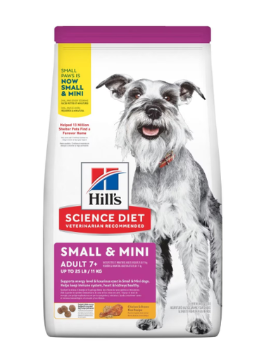CANINE RAZA PEQUEÑA Y MINIATURA C ADULT 7+ S&M 4,5LB