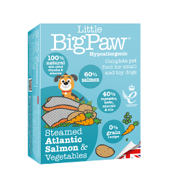 LITTLE BIG PAW PERROS C LBP STEAMED ATLANTIC SALMON & VEG 150 GR