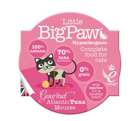 LITTLE BIG PAW GATOS F LBP GOURMET ATLANTIC TUNA 85 GR CAJA  X 8 UNDS