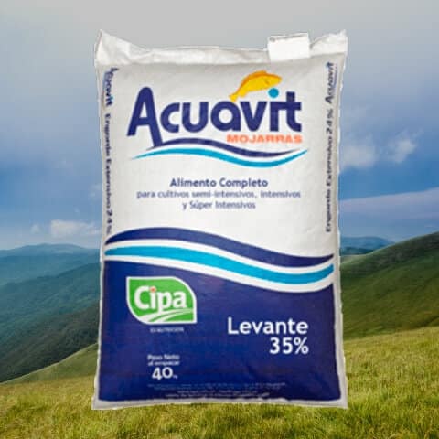 PISCICULTURA ACUAVIT MOJARRAS 35% EXTRUIDO X40 KG 70205 BT40