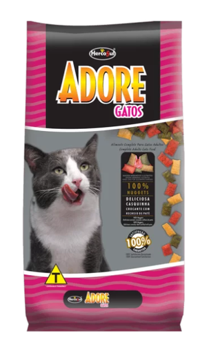 ADORE GATOS NUGGETS X 500 GRS ALIMENTOS COMPLETOS Y BALANCEADOS 550