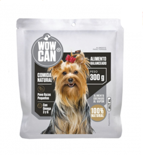 Alimento Cocinado Alimento Cocinado Perro de Pavo Razas Pequeñas 300gr