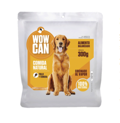 Alimento Cocinado Alimento Cocinado Perro de Carne, Pollo y Ternera 300gr