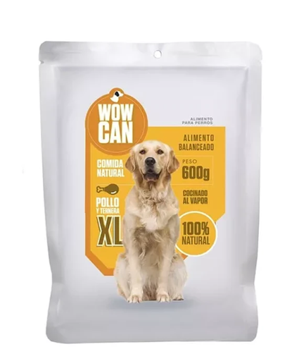 Alimento Cocinado Alimento Cocinado Perro de Pollo y Ternera 600g