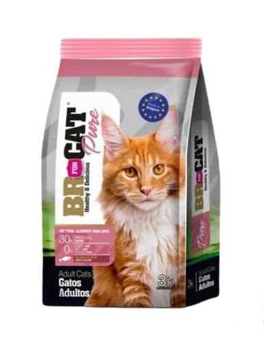 BR FOR CAT PURE GATO SALMON UNIDAD