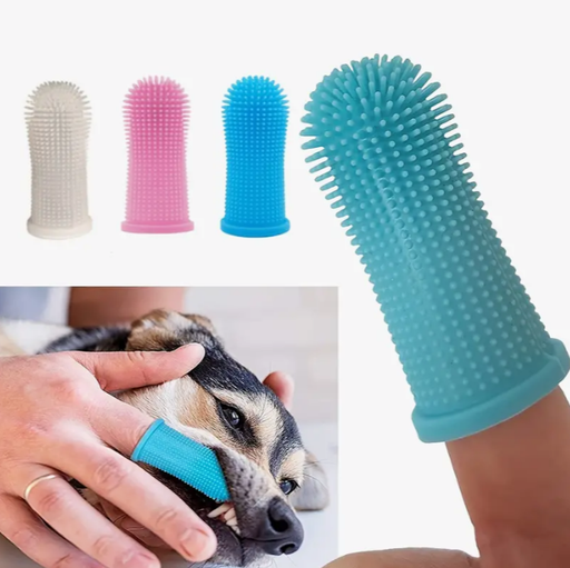 Cepillos de Dientes de Silicona para mascotas