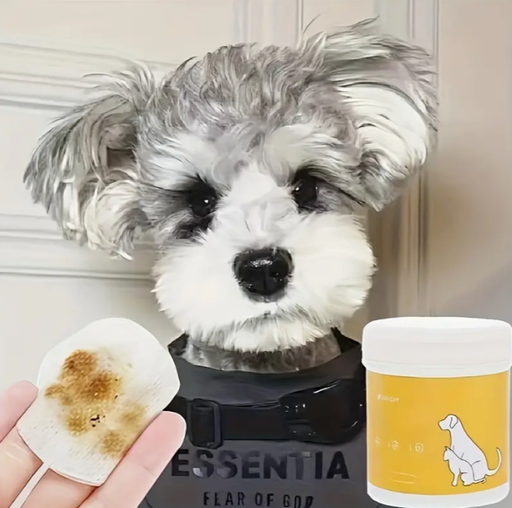 Toallitas para Ojos de mascotas para la Eliminación de Manchas de Lágrimas